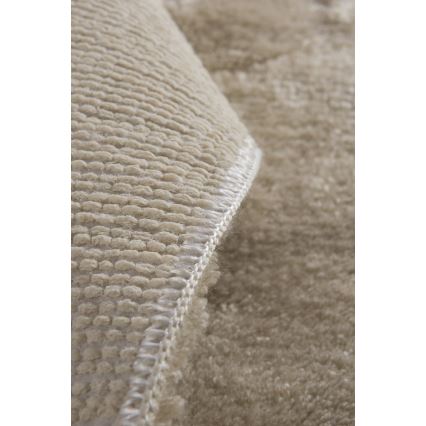 LOT 2x Tapis de salle de bains 60/100 cm beige