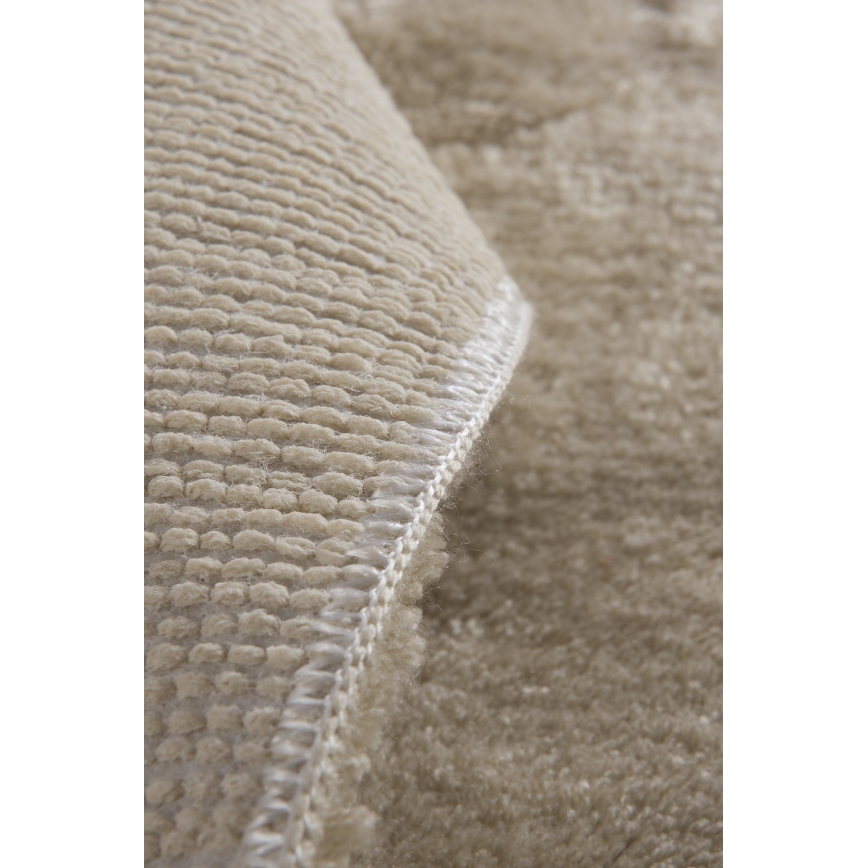 LOT 2x Tapis de salle de bains 60/100 cm beige