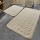 LOT 2x Tapis de salle de bains BAMBI 60/100 cm beige