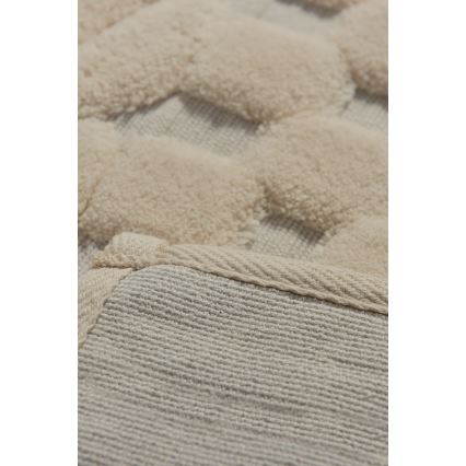 LOT 2x Tapis de salle de bains BAMBI 60/100 cm beige