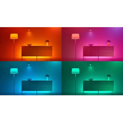 LOT 3x Ampoule à intensité variable LED RGBW PAR16 GU10/4,7W/230V 2200-6500K Wi-Fi - WiZ