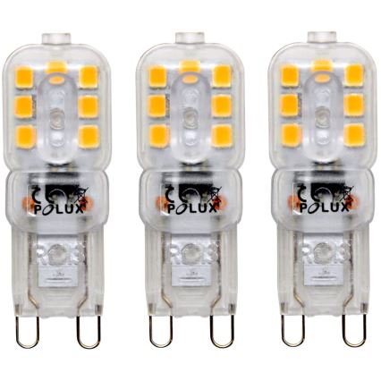 LOT 3x Ampoule LED G9/2,5W/230V 3000K