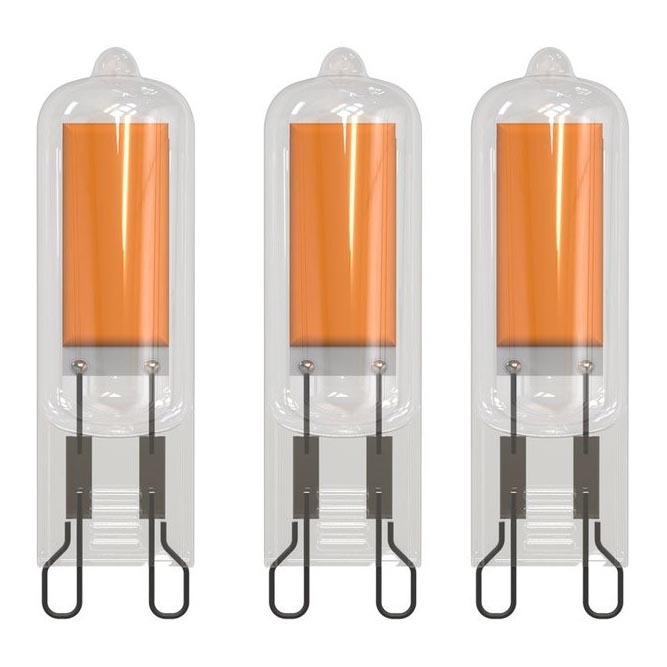 LOT 3x Ampoule LED G9/2W/230V 3000K - Eglo 10614