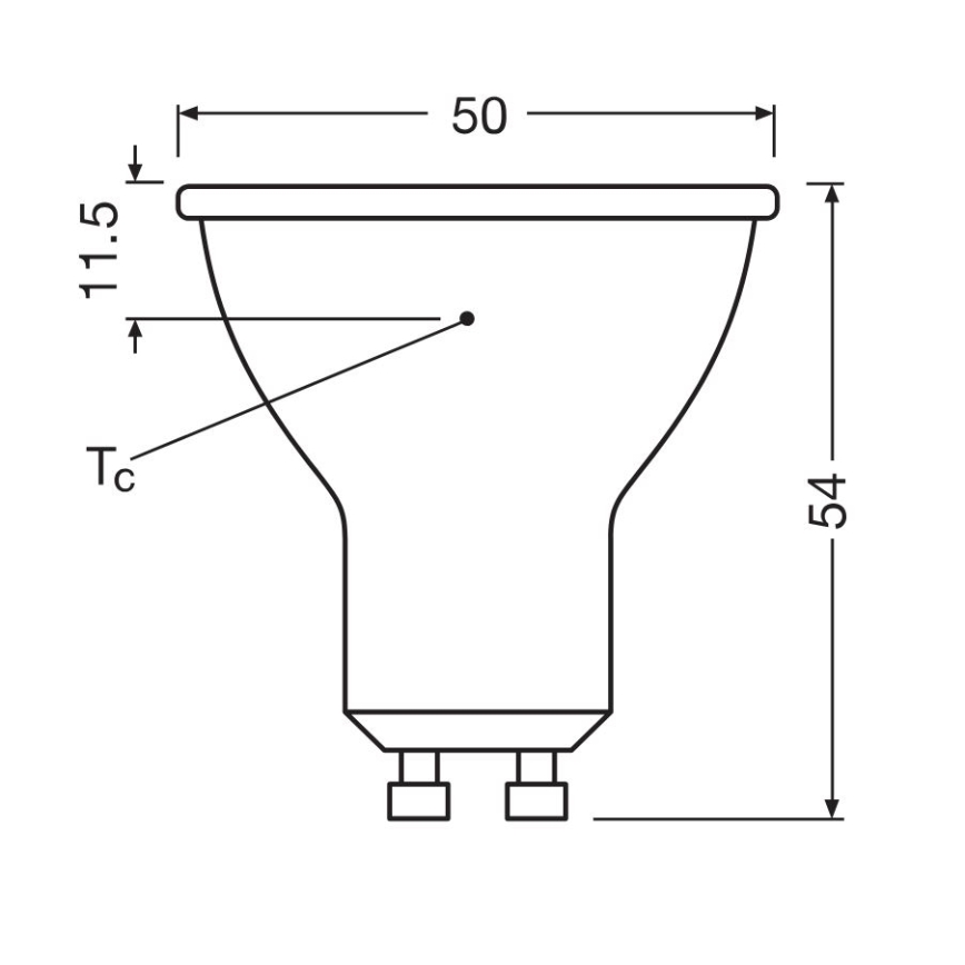 LOT 3x Ampoule LED PAR16 GU10/6,9W/230V 6500K - Osram