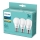 LOT 3x Ampoule LED Philips A60 E27/8W/230V 2700K