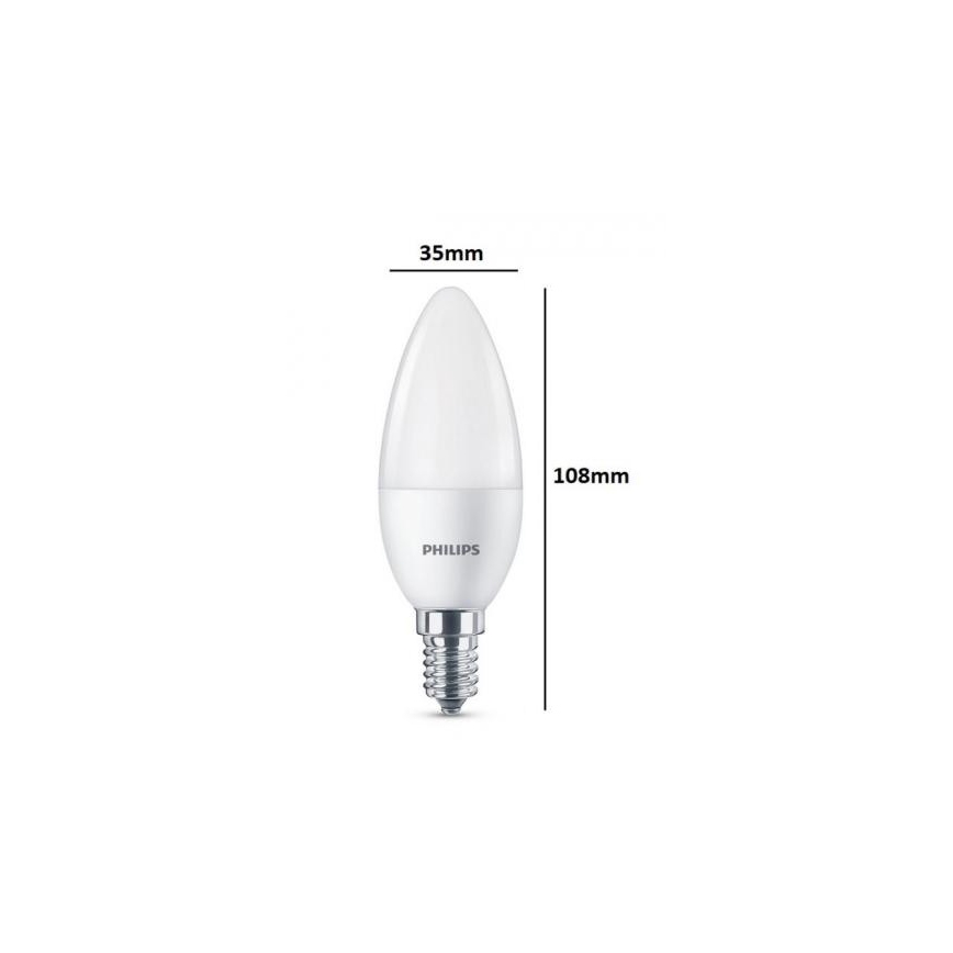 Lot 3x Ampoule LED Philips E14/5,5W/230V 2700K