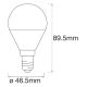 LOT 3x Ampoule LED RGBW à intensité variable SMARæ©T + E14 / 5W / 230V 2700K-6500K - Ledvance