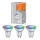 LOT 3x LED RGBW Ampoule à intensité variable SMART+ GU10/4,9W/230V 2700K-6500K Wi-Fi - Ledvance