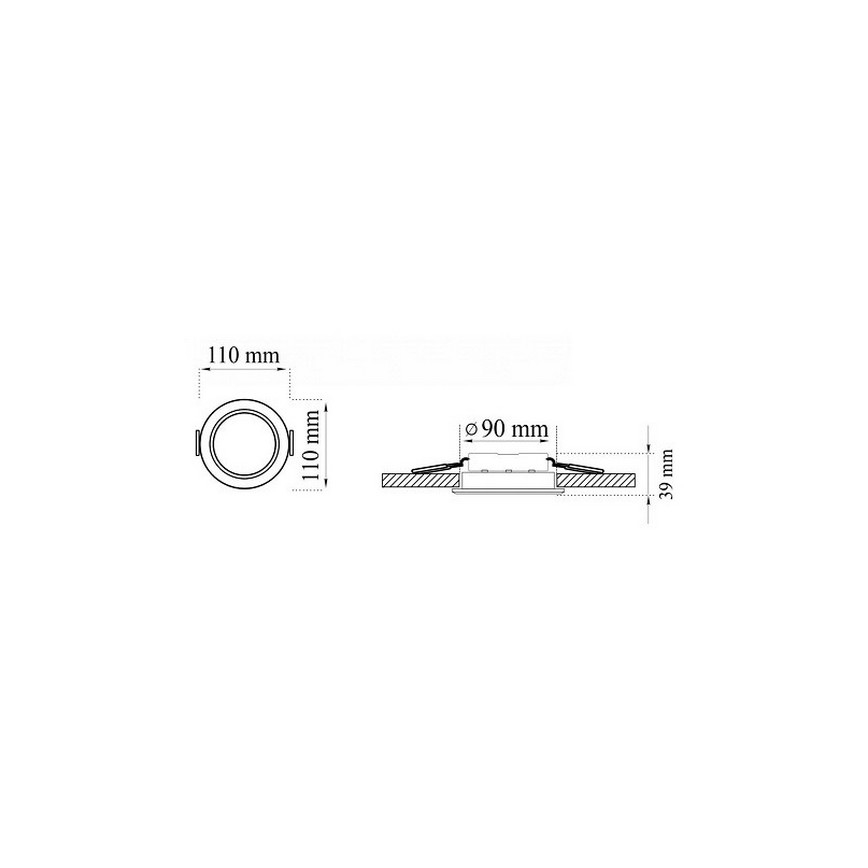 LOT 3x Suspension LED salle de bain MIRO LED/6W/230V IP44