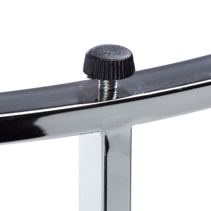 LOT 3x Table basse VANE chrome brillant/noir
