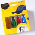 LOT 4 x Ampoule de rechange FELICIA E10/14V/0,1A colorée, fabriquée en Europe