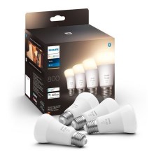 LOT 4x Ampoule LED à intensité variable Philips Hue WHITE A60 E27/9W/230V 2700K