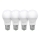 LOT 4x Ampoule LED ECOLINE A60 E27/10W/230V 4000K - Brilagi