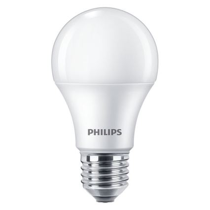 LOT 4x Ampoules LED Philips A60 E27/10,5W/230V 2700K