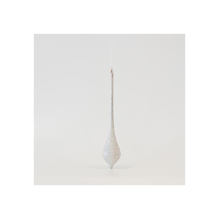 LOT 4x Décoration de sapin de Noël 30 cm blanc
