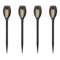 LOT 4x Lampe solaire 4xLED/3,6V 1xAAA IP44 100 mAh