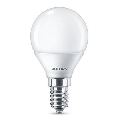 LOT 4x LED Ampoule Philips P45 E14/5,5W/230V 2700K