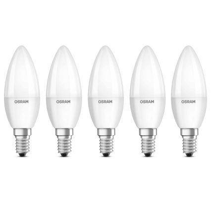 LOT 5x ampoule LED BASE B40 E14/4,9W/230V 2700K - Osram