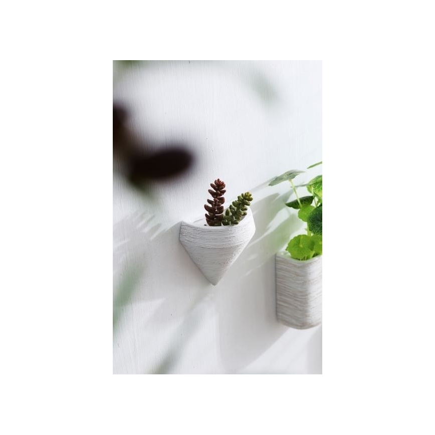 LOT 6x Pots de fleurs muraux LOU 15x17 cm