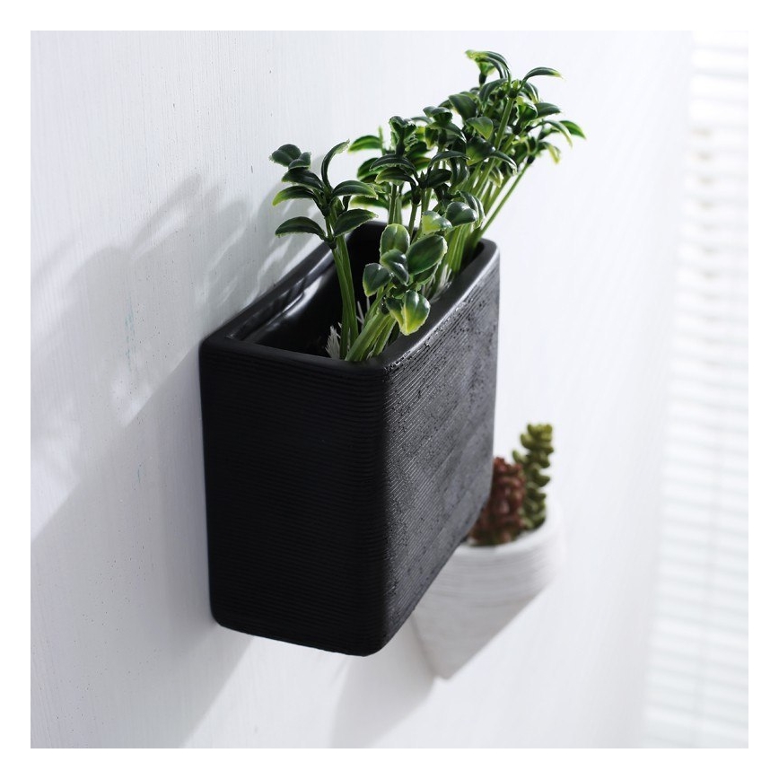 LOT 6x Pots de fleurs muraux LOU 15x17 cm