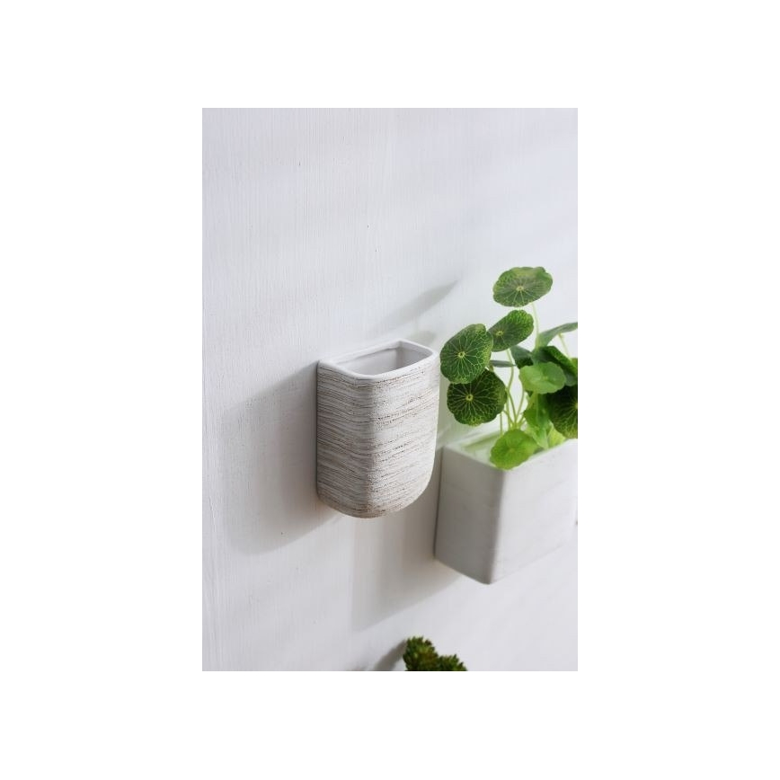 LOT 6x Pots de fleurs muraux LOU 15x17 cm