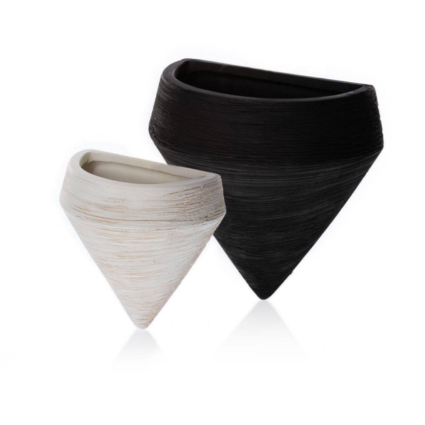 LOT 6x Pots de fleurs muraux LOU 15x17 cm