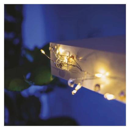 Lot de 10 supports pour guirlandes lumineuses de Noël