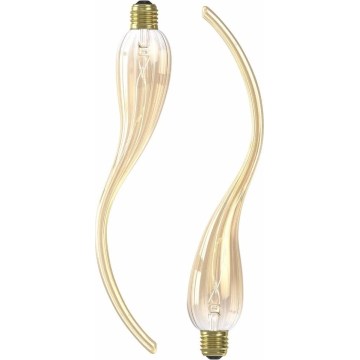 Lot de 2 ampoules LED dimmables LAMDA E27/4W/230V 2100K dorées