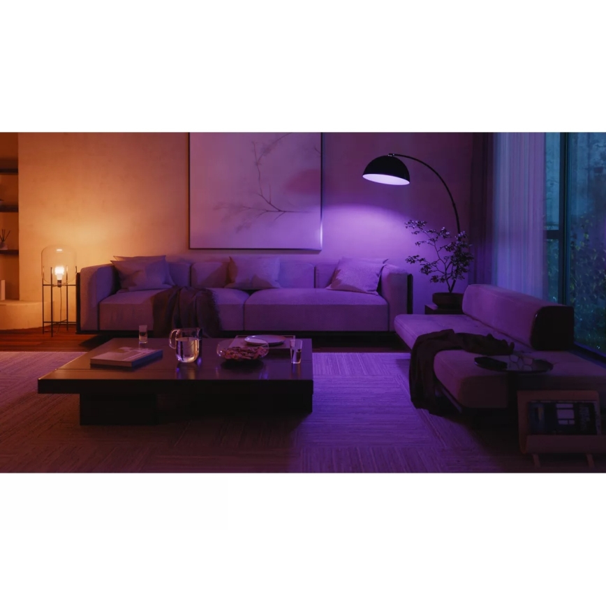 Lot de 2 ampoules LED dimmables Philips Hue White and Color Ambiance E27/8,1W/230V 1000-20000K