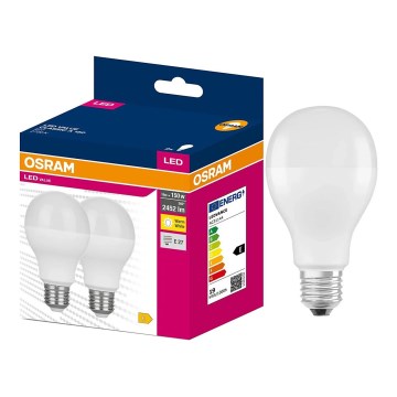 Lot de 2 ampoules LED VALUE CLASSIC E27/19W/230V 2700K - Osram