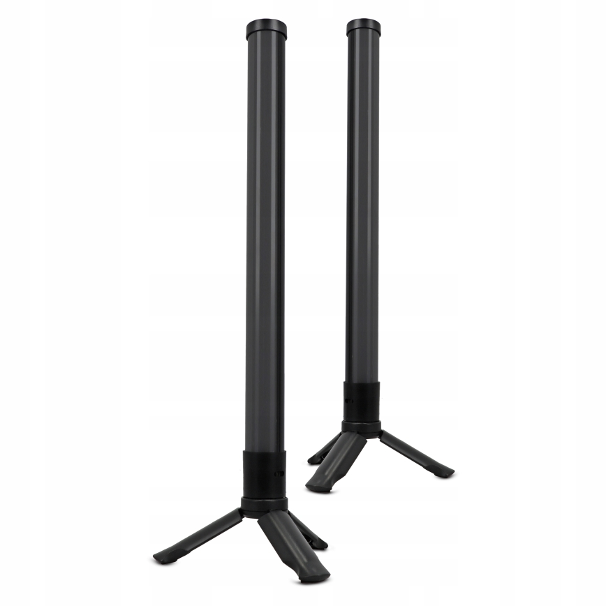 Lot de 2 lampes de table LED RGBIC dimmables, 5 W/5 V, noir + télécommande