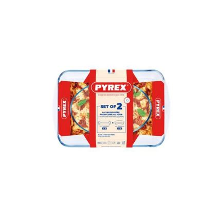 Lot de 2 plats à four PYREX 3,7/2,2 l