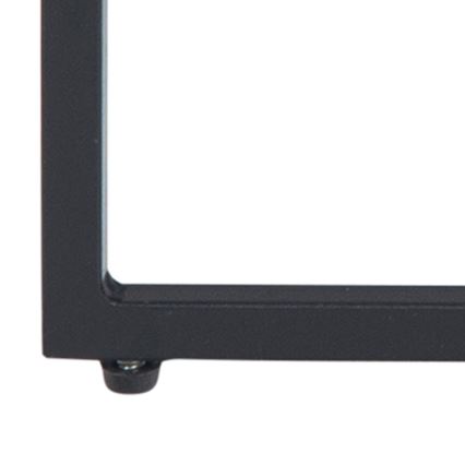 Lot de 2 tables basses ALMA, finition anthracite
