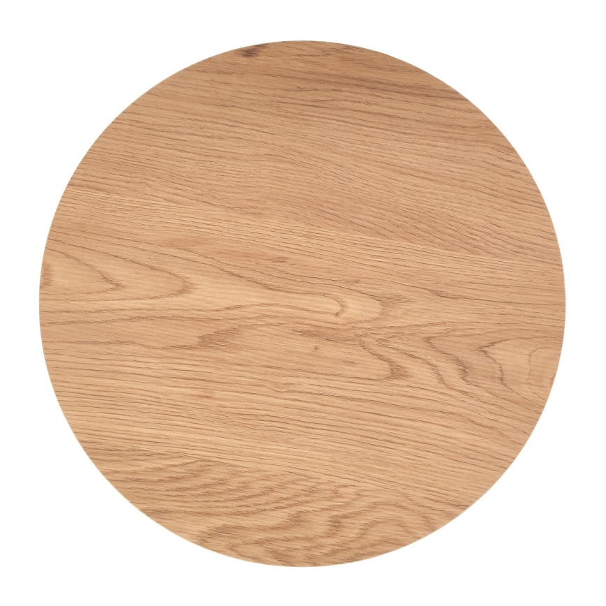 Lot de 2 tables basses ZENYA chêne/noir