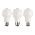 Lot de 3 ampoules LED A60 E27 7,2 W 230 V 2700 K - Eglo 110443