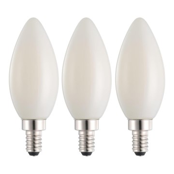 Lot de 3 ampoules LED C35 E14/2,2W/230V 2700K - Eglo 110444