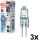 Lot de 3 ampoules pour four HALOSTAR G4/20W/12V 2700K - Osram