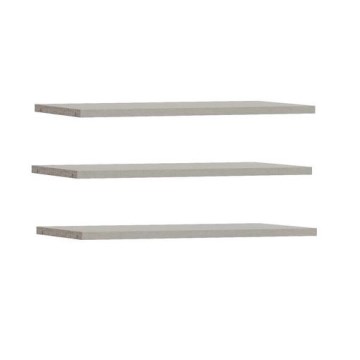 Lot de 3 étagères TIRO grises