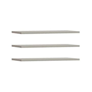 Lot de 3 étagères TIRO grises