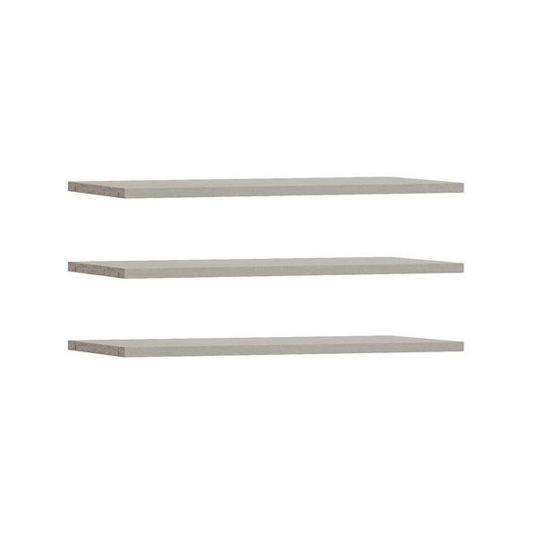 Lot de 3 étagères TIRO grises