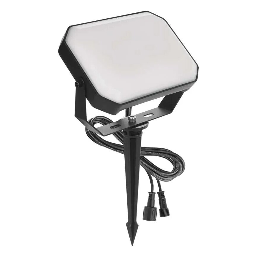 Lot de 3 projecteurs extérieurs LED RGBIC dimmables GoSmart — 14 W, 230 V, 3000–6500 K, IP65, Wi‑Fi Tuya