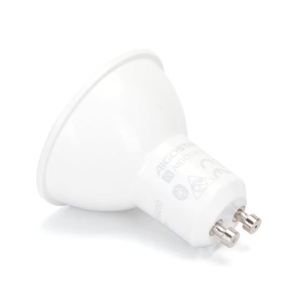 Lot de 6 ampoules LED RGBW dimmables MESH GU10/6,5W/230V 2700-6500K + télécommande - Aigostar