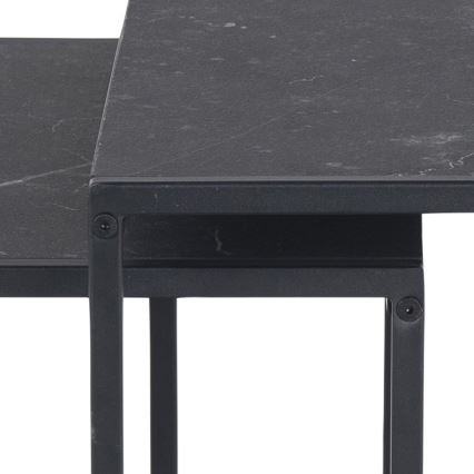 Lot de tables basses ALMA 2 pcs anthracite