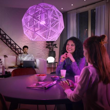 LOT x2 Ampoule à intensité variable LED Philips Hue White And Color Ambiance A60 E27/6,5W/230V 2000-6500K