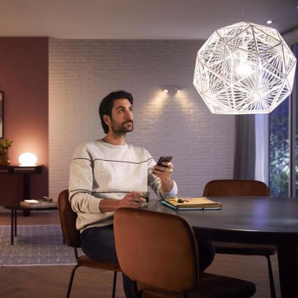 LOT x2 Ampoule à intensité variable LED Philips Hue White And Color Ambiance A60 E27/6,5W/230V 2000-6500K