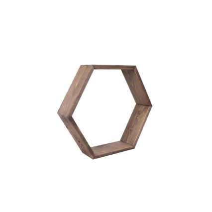LOT x3 Etagère murale épicéa marron