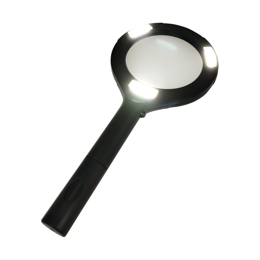 Loupe LED 3× avec éclairage LED/3W/2xAA IP22