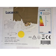 Lucande - Applique murale ALEXARU 1xE27/60W/230V