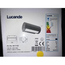 Lucande - Applique murale LED extérieure BOHDAN LED/11W/230V IP65