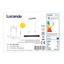Lucande - Dimbare LED hanglamp aan een koord EBBA 5xLED/5W/230V